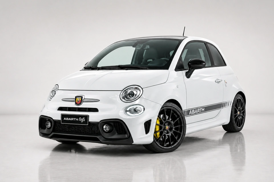 White Abarth 695