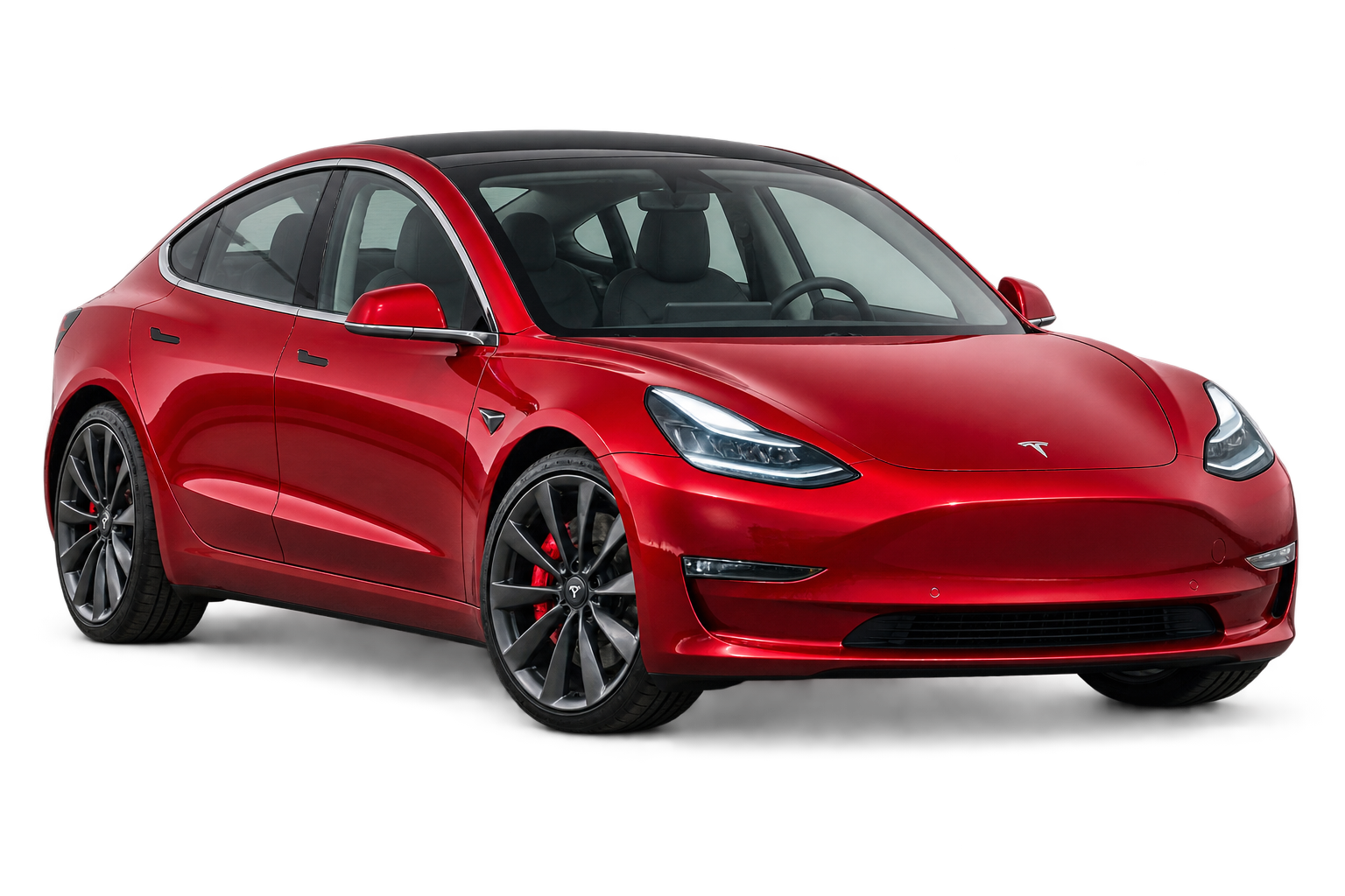 Red Tesla Performance