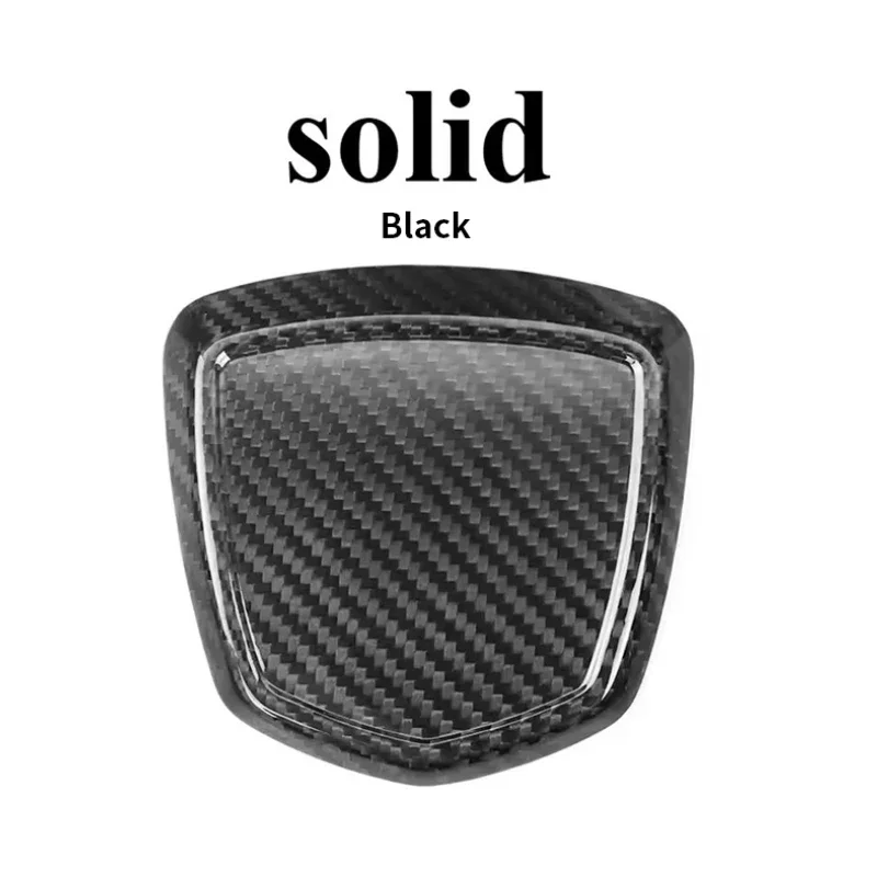 For Fiat 500 For Abarth 595 695 Real Hard Dry Carbon Fiber 12-23 Exterior Front Rear Logo Frame Decoration Modification Body Kit - 图片 4