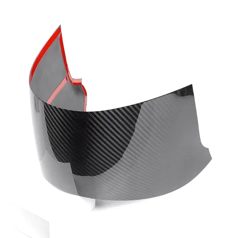 For Fiat 500 For Abarth 595 695 Real Dry Carbon Fiber 2017-2024 Interior Decorative Panel Below The Gearshift Lever Accessories - 图片 5