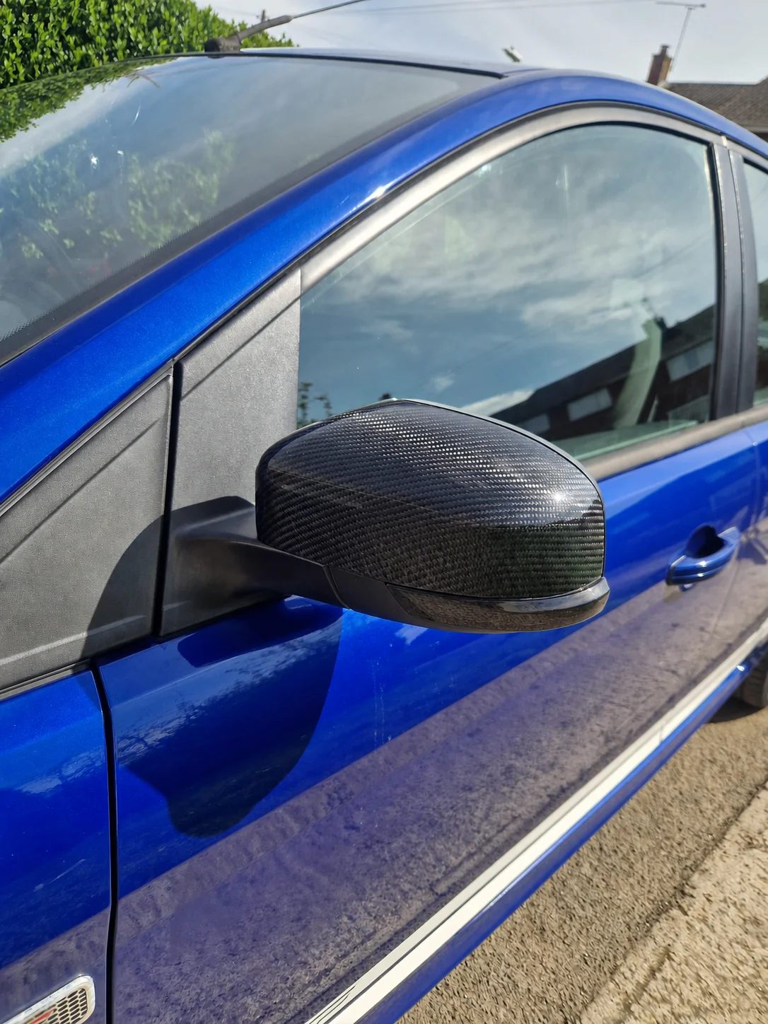 Real Dry Carbon Fiber For Ford Focus/ST RS MK2.5 MK3 MK3.5 MK4 MK4.5 Side Rearview Mirror Cover Caps Exterior Accessories - 图片 5
