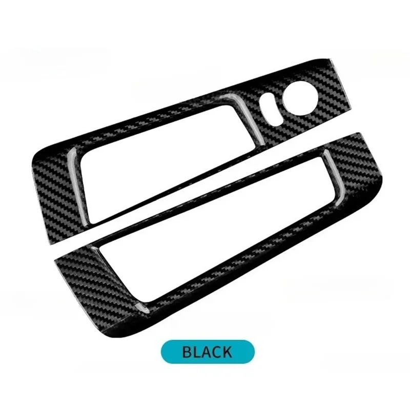 For Fiat 500 For Abarth 595 695 Real Hard Dry Carbon Fiber 12-2025 LHD RHD Door Panel Interior Sticker Modification Accessories - 图片 5