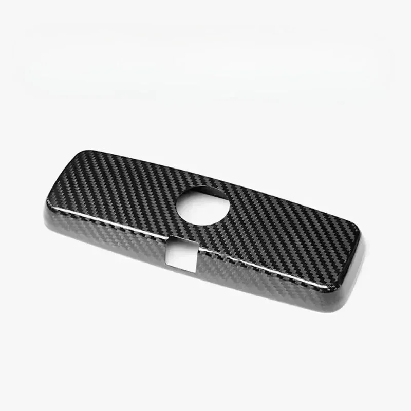 For FIAT For Abarth 500 595 695 Real Dry Carbon Fiber 17-2023 Interior Rearview Mirror &Side Wing Cover Modification Accessories - 图片 4