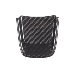 For Fiat For Abarth 595 695 Dry Carbon Fiber 2017+ Interior Steering Wheel Lower Chin Cover Decoration Modification Accessories