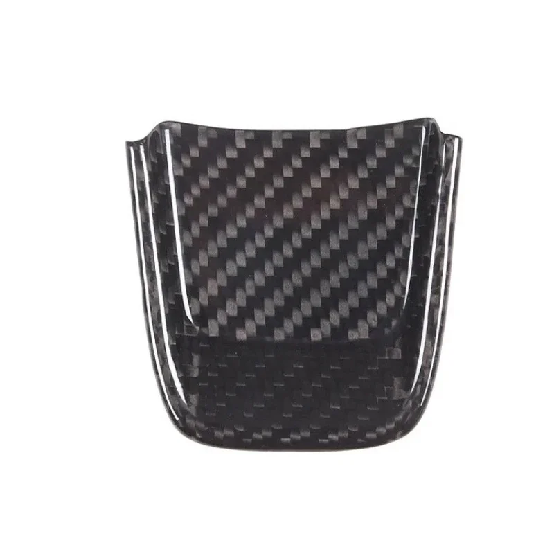 For Fiat For Abarth 595 695 Dry Carbon Fiber 2017+ Interior Steering Wheel Lower Chin Cover Decoration Modification Accessories
