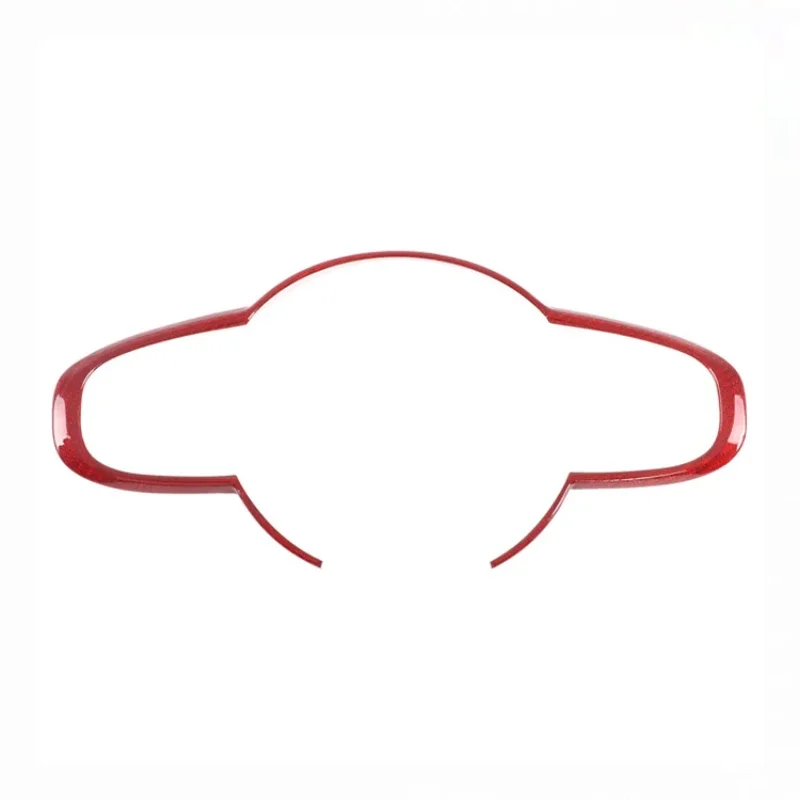 For Fiat 500 Real Dry Carbon Fiber 2021-2023 Interior Steering Wheel Decorative Frame Decoration Modification Accessories - 图片 6