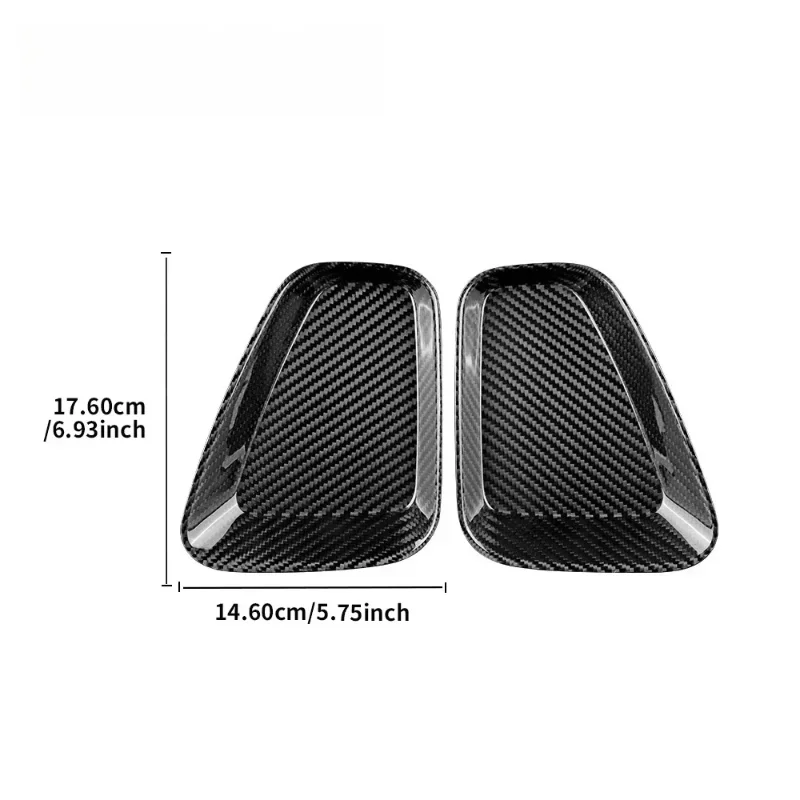 For FIAT 500 For ABARTH 595 695 Real Dry Carbon Fiber 2017-2023 Rear Tail Light Cover Decoration Plate Modification Body Kits - 图片 6