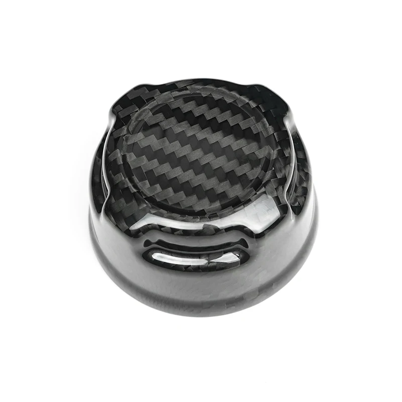 Dry Carbon Fiber Coolant Reservoir Cap For Fiat 500 Abarth 595 695 Trim Cover Radiator Cap Cover Exterior Decoration Accessory - 图片 5