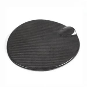 For Fiat 500 Real Dry Carbon Fiber Exterior Decoration 2021-2023 Glossy Fuel Tank Cap Trim Modification Accessories Body Kit
