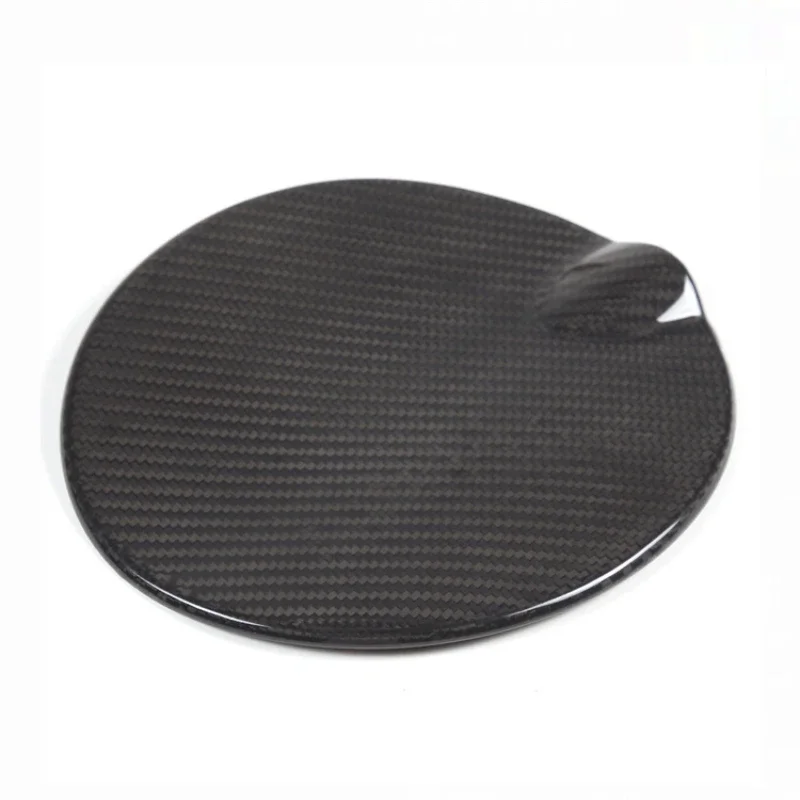 For Fiat 500 Real Dry Carbon Fiber Exterior Decoration 2021-2023 Glossy Fuel Tank Cap Trim Modification Accessories Body Kit