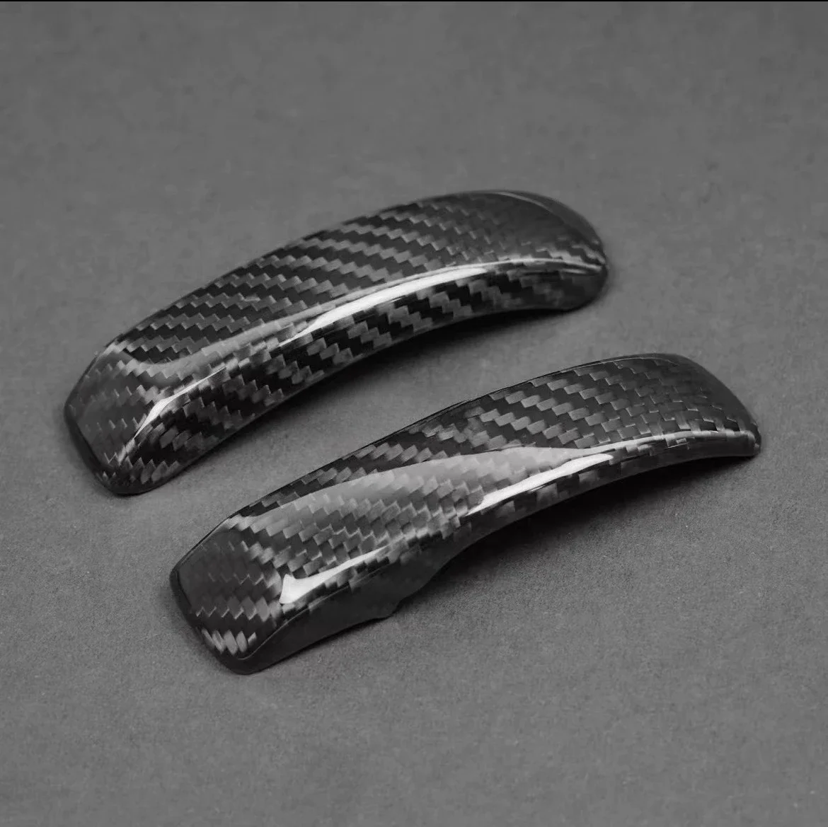 For Fiat 500 For Abarth 595 695 Real Hard Carbon Fiber Door Handle Cover Interior Decoration Modification 2008-2023 Accessories - 图片 3