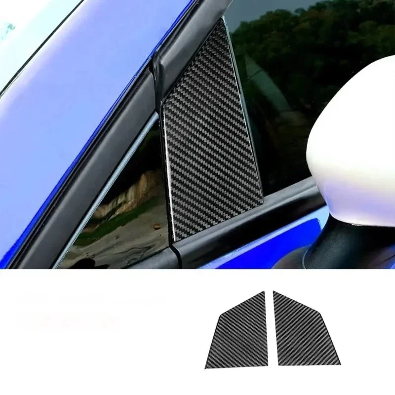 For FIAT 500 For Abarth Real Dry Carbon Fiber 12-2024 Exterior Including A-pillar Triangular B-pillar Panel Body Kit Accessories - 图片 2