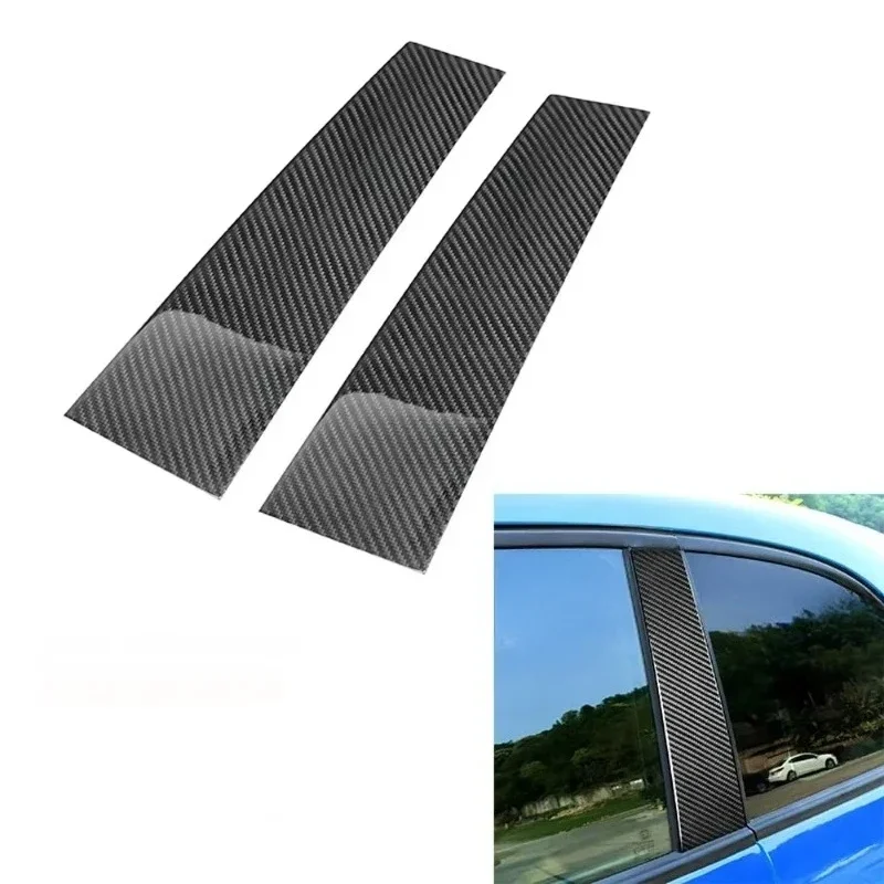 For FIAT 500 For Abarth Real Dry Carbon Fiber 12-2024 Exterior Including A-pillar Triangular B-pillar Panel Body Kit Accessories