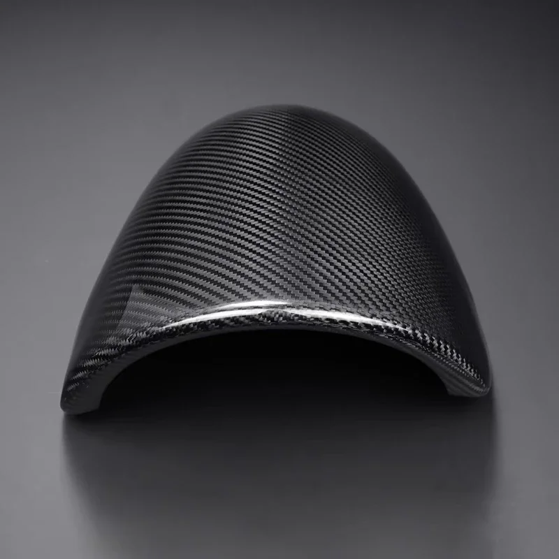 For Fiat 500 For Abarth 595 695 Real Dry Carbon Fiber 2012-2024 Interior Driver's Side Dashboard Cover Modification Accessories - 图片 3