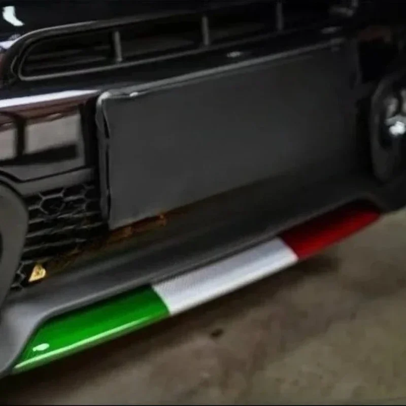 For FIAT 500 For ABARTH 595 695 Real Dry Carbon Fiber Bumper Lip Front Grille Back Spoiler Splitter Automobile Modification - 图片 4