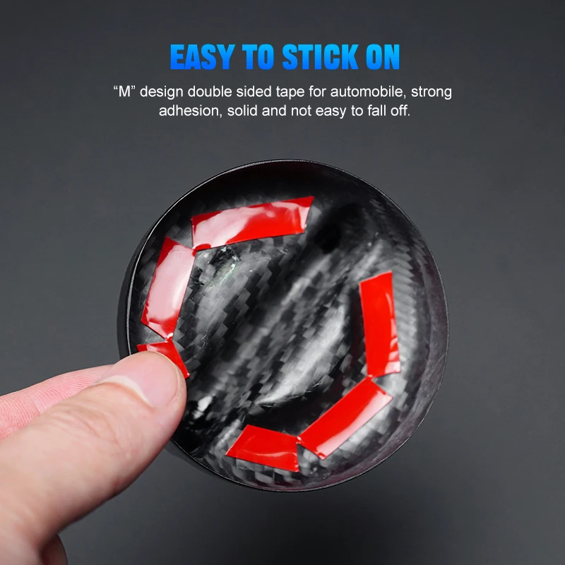 Real Dry Carbon Fiber Engine Oil Filler Cap Cover Trim for Fiat 500 Abarth 595 695 Universal Decoration Accessory Tuning Part - 图片 3