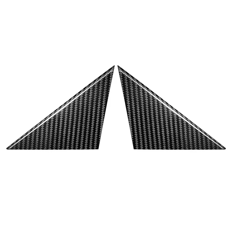 For FIAT 500 For Abarth Real Dry Carbon Fiber 12-2024 Mirror Triangle Plate Cover Front Window A-Pillar Modification Accessories - 图片 5