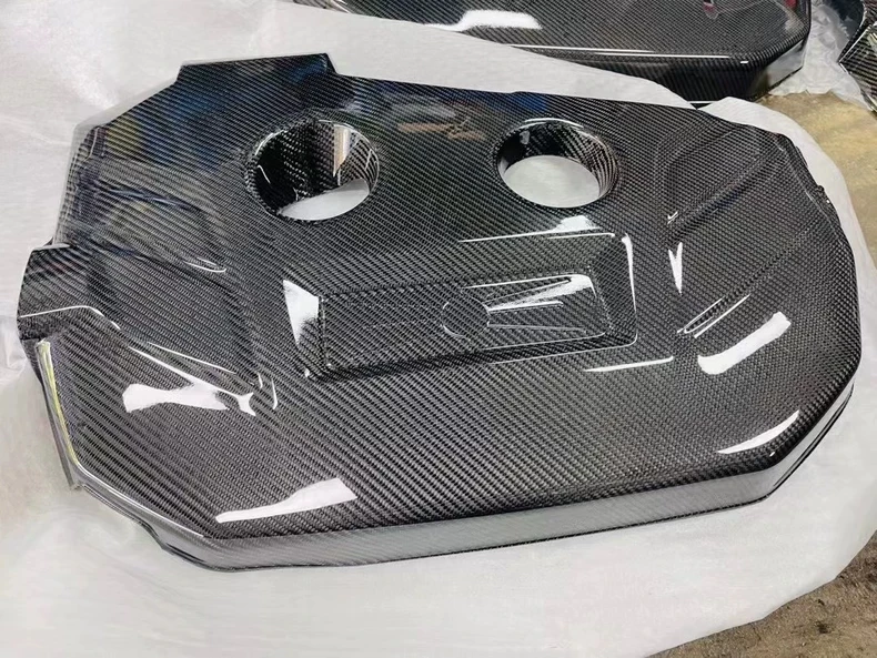Real Dry Carbon Fiber Engine Cover For Ford Focus ST RS MK3 MK3.5 2013-2018 2.0 2.3 EcoBoost Engine Decoration Modification - 图片 4