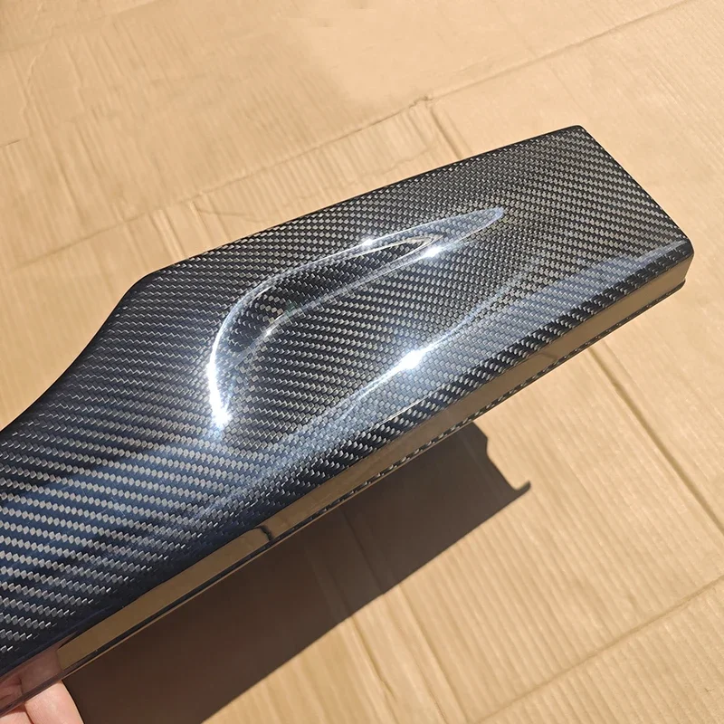 For Fiat 500 For Abarth 595 695 Real Dry Carbon Fiber Trunk Organizer Rack Cover Panel 08-2024 Interior Mouldings Accessories - 图片 5