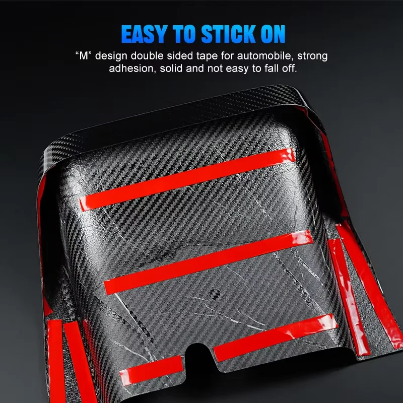 For FIAT 500 Abarth 595 695 Real Dry Carbon Fiber 2016+ Exterior Rear Lip Spoiler Diffuser Decoration Modification Accessories - 图片 5