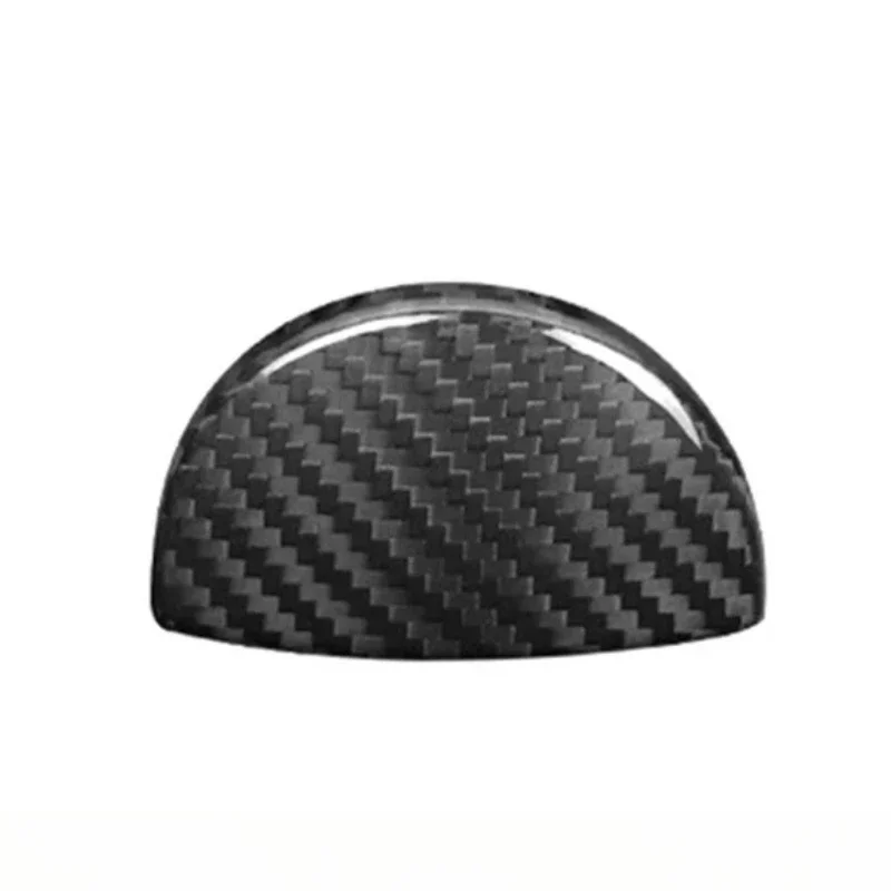 For Fiat 500 For Abarth 595 695 2011-2023 Real Dry Carbon Fiber Storage Box Switch Handle Decorative Cover Interior Accessories - 图片 6