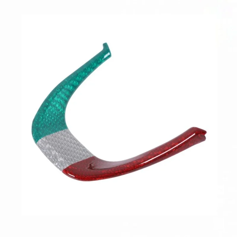 For Fiat 500 Real Dry Carbon Fiber 2021-2023 Interior Steering Wheel U-shaped Base Frame Decoration Modification Accessories - 图片 6