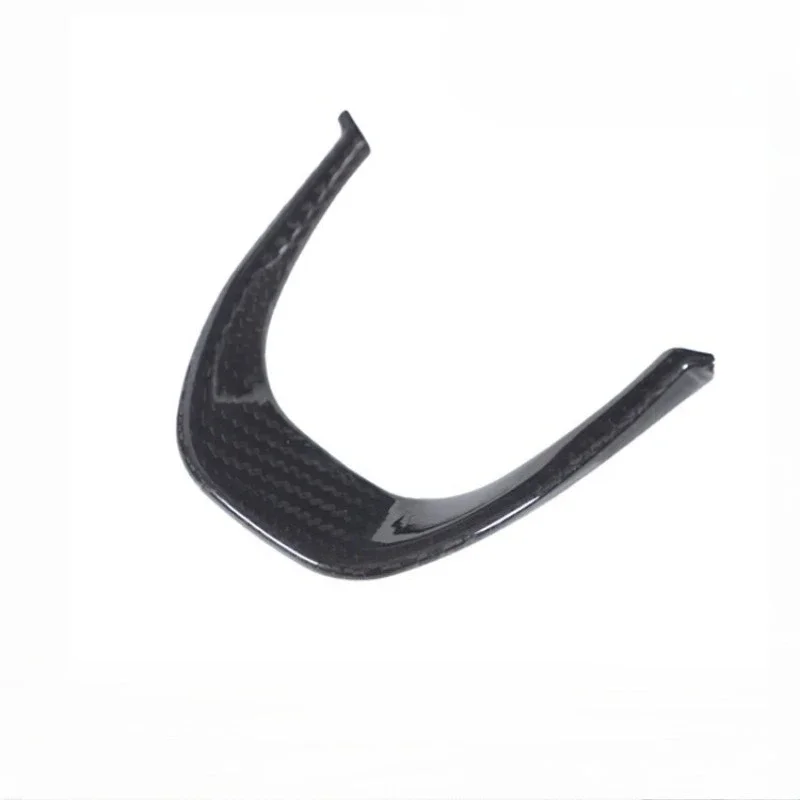 For Fiat 500 Real Dry Carbon Fiber 2021-2023 Interior Steering Wheel U-shaped Base Frame Decoration Modification Accessories - 图片 4