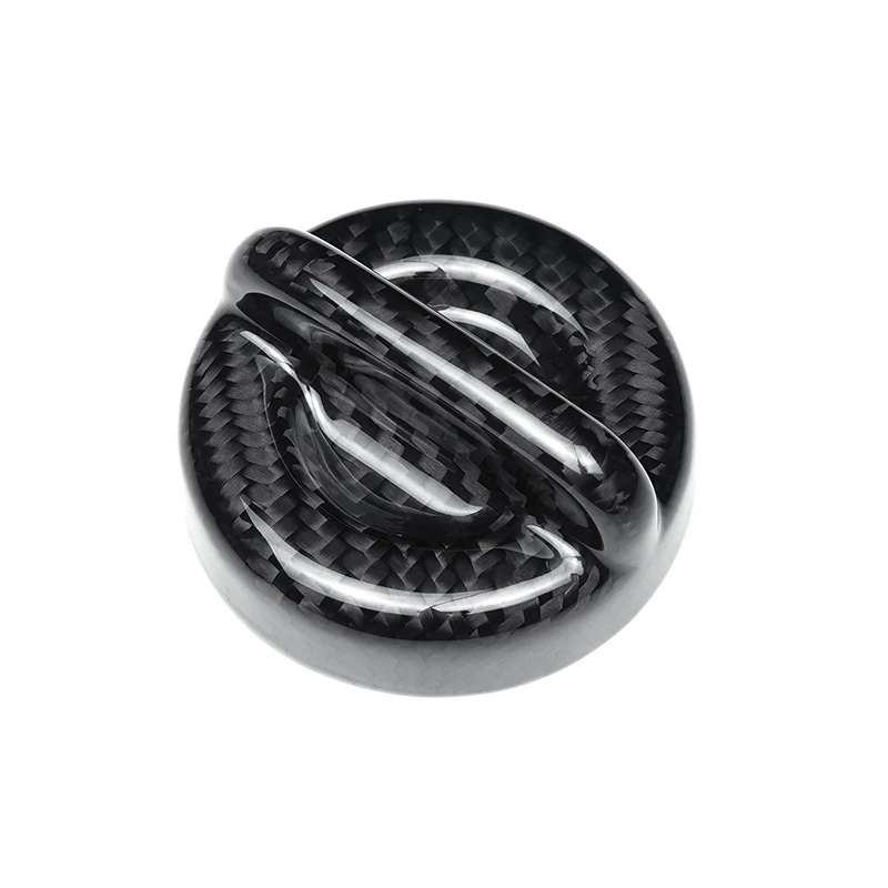 Real Dry Carbon Fiber Engine Oil Filler Cap Cover Trim for Fiat 500 Abarth 595 695 Universal Decoration Accessory Tuning Part - 图片 6